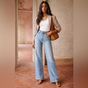 Levi’s Ribcage Wide Leg 29/32 Light Wash